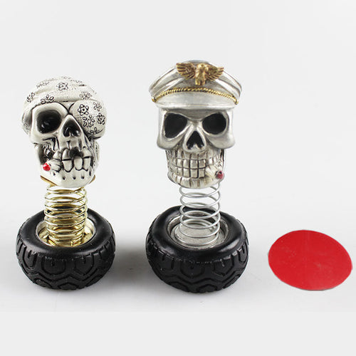 Dead Head™ Shaking Skull Car Ornament