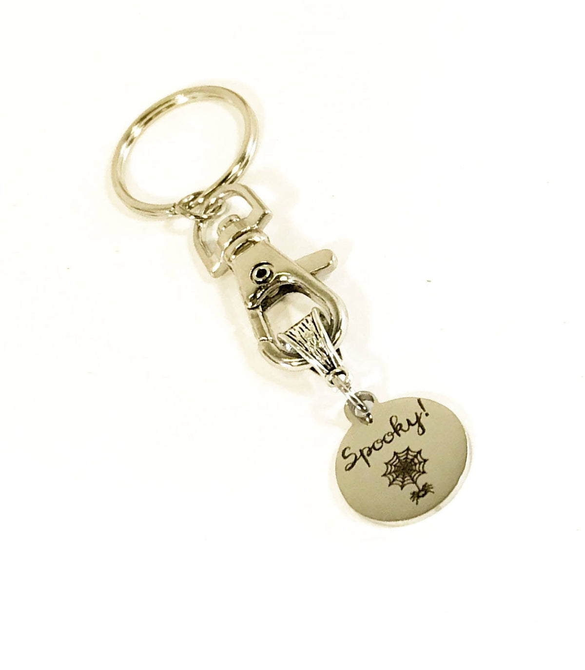 Web Rider™ Spooky Spider Keychain